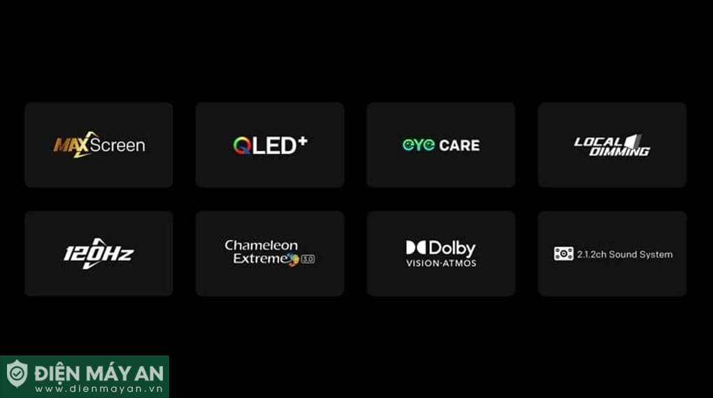 Smart Tivi QLED Coocaa 4K 100 inch 100A5D